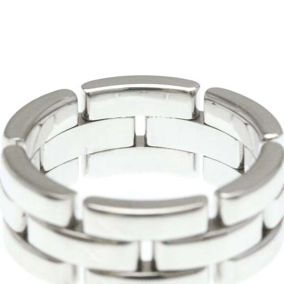 CARTIER 18k Silver Maillon Panthere Ring - Picture 3 of 10